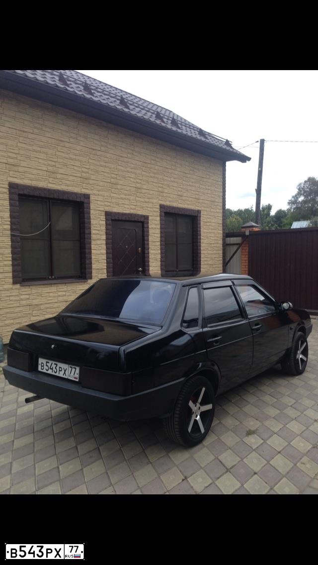 Фото автомобиля LADA 2109 SAMARA, 2004 — госномер В543РХ77. Цвет: ЧЕРНЫЙ
