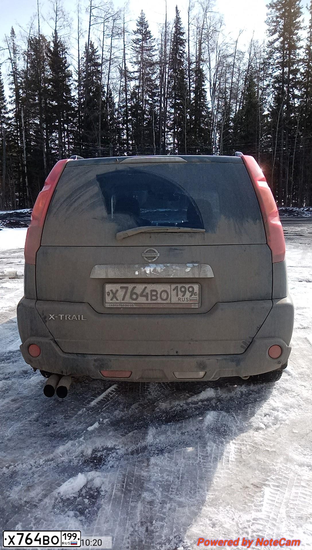 Фото автомобиля NISSAN X-TRAIL, 2007 — госномер С691КХ138