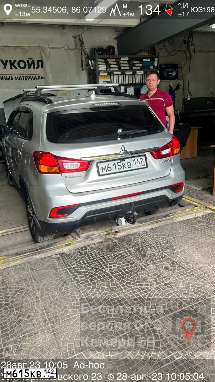 Фото автомобиля MITSUBISHI ASX, 2017 — госномер М168МУ142