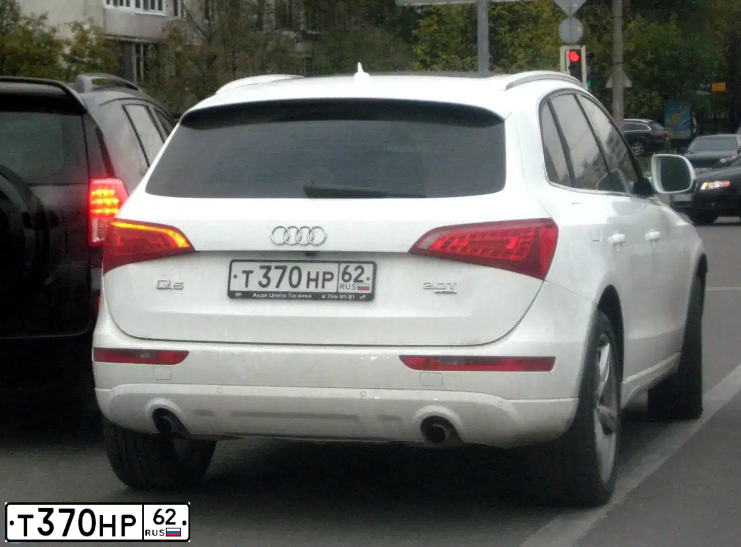 Фото автомобиля AUDI Q5, 2008 — госномер М920МВ152. Цвет: БЕЛЫЙ