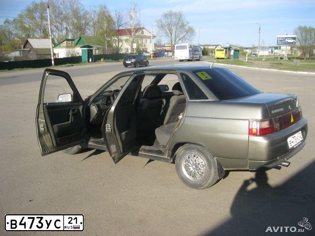 Фото автомобиля LADA 2110, 1999 — госномер Х467АХ152. Цвет: СЕРО-ЗЕЛЕНЫЙ
