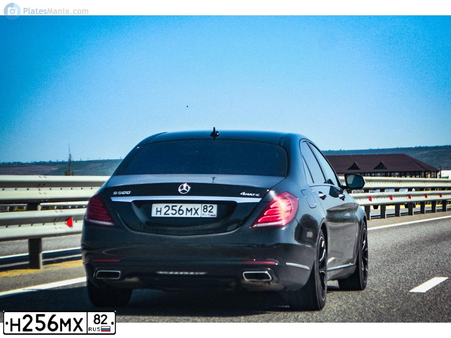 Фото автомобиля MERCEDES S-KLASSE, 2014 — госномер Н832ТН82. Цвет: ЧЕРНЫЙ
