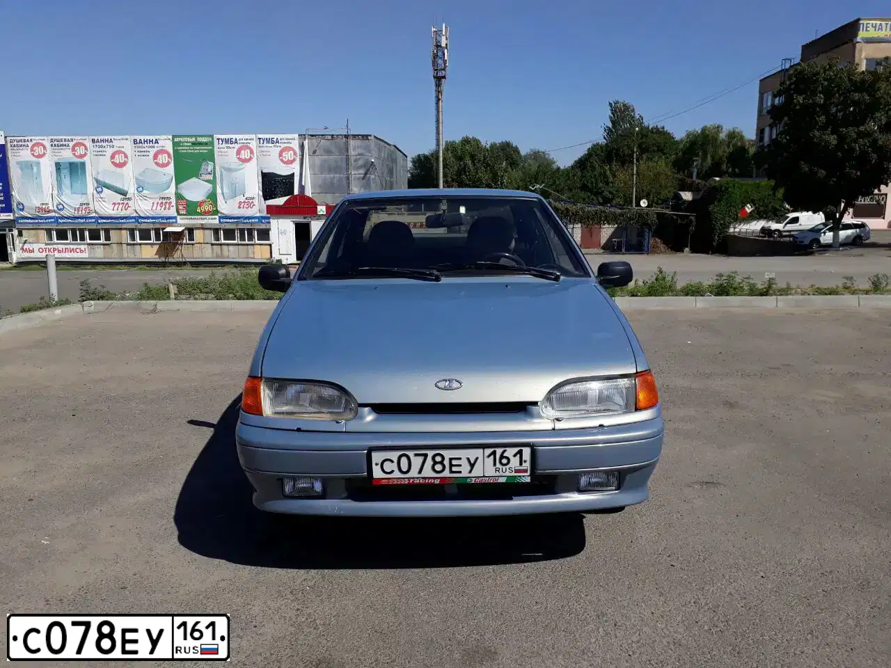 Фото автомобиля LADA 2115 SAMARA, 2003 — госномер С078ЕУ161. Цвет: ЗОЛОТИСТО-СЕРЫЙ
