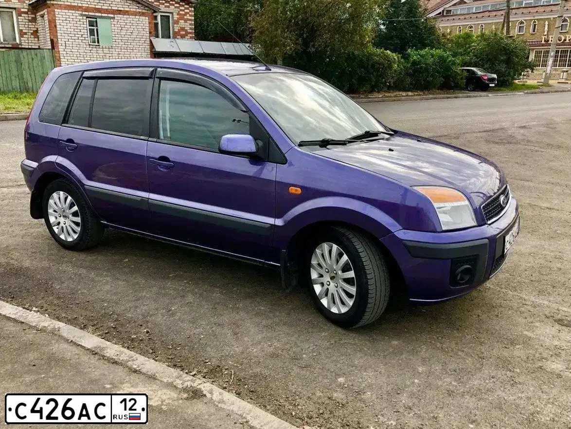 Фото автомобиля FORD FUSION, 2008 — госномер А126ХН43. Цвет: СИРЕНЕВЫЙ
