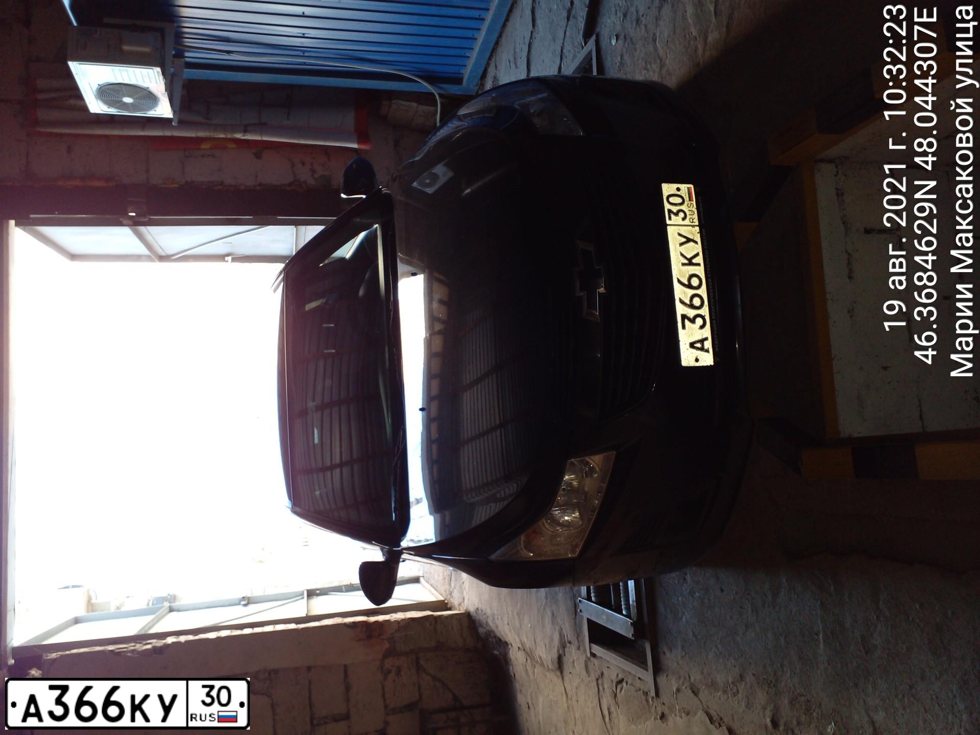 Фото автомобиля CHEVROLET CRUZE, 2012 — госномер А366КУ30. Цвет: ЧЕРНЫЙ МЕТАЛЛИК