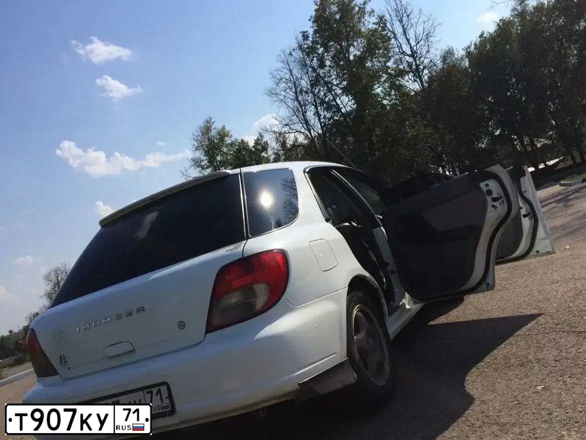 Фото автомобиля СУБАРУ ИМПРЕЗА, 2001 — госномер Т907КУ71