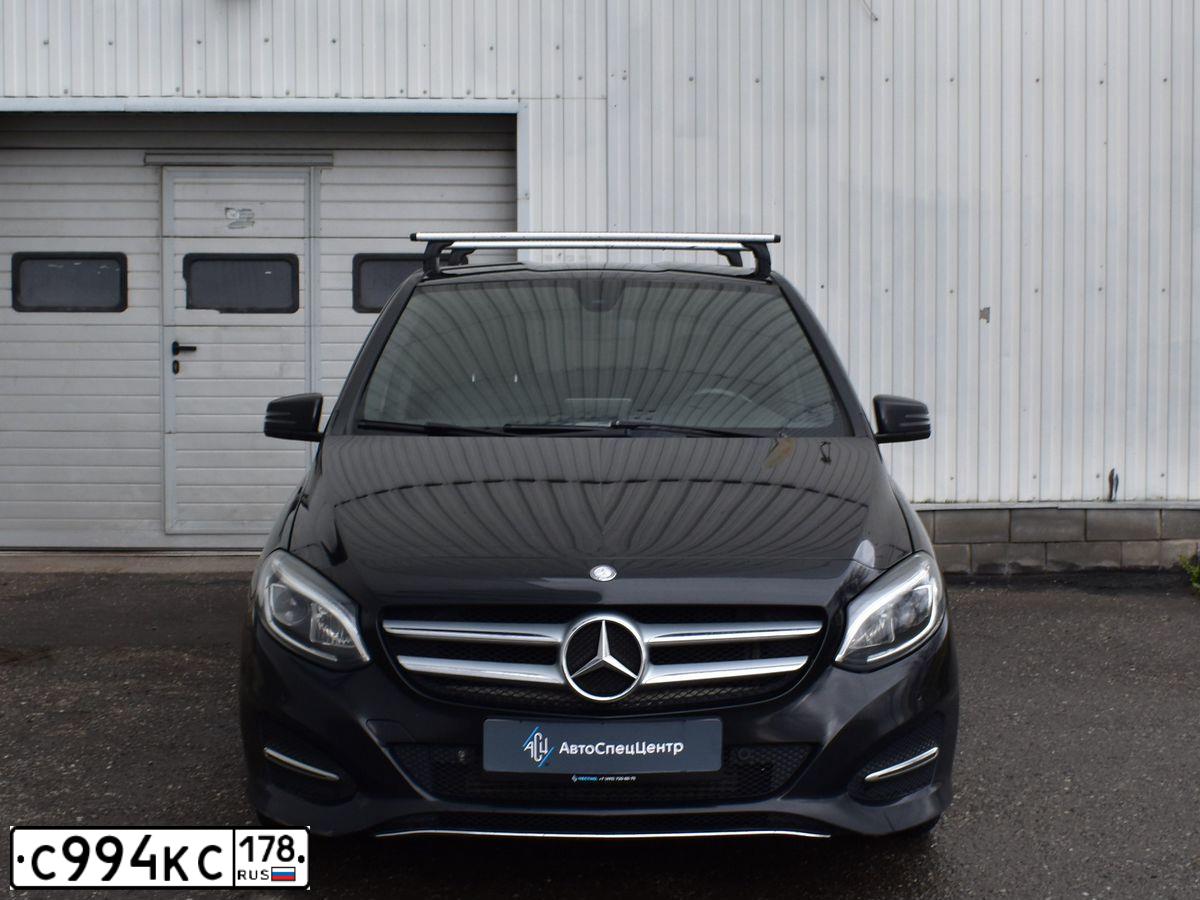 Фото автомобиля MERCEDES-BENZ B-CLASS, 2015 — госномер У549АТ550. Цвет: ЧЕРНЫЙ