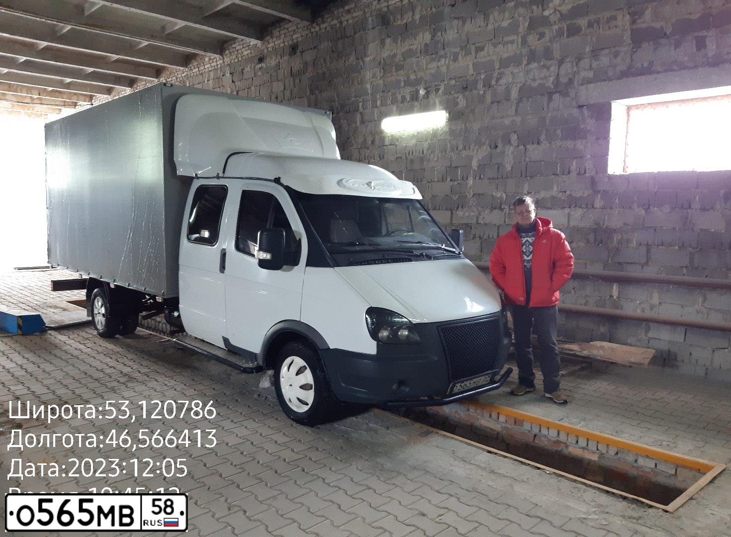Фото автомобиля GAZ 3302 EL, 2007 — госномер Н800АР58. Цвет: БЕЛЫЙ
