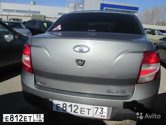 Фото автомобиля LADA 2190 GRANTA, 2013 — госномер Х909ТМ73. Цвет: ТЕМНО-СЕРЫЙ МЕТАЛЛИК