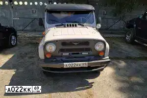 Фото автомобиля UAZ 3151 / HUNTER, 2000 — госномер А022КК69. Цвет: БЕЛЫЙ