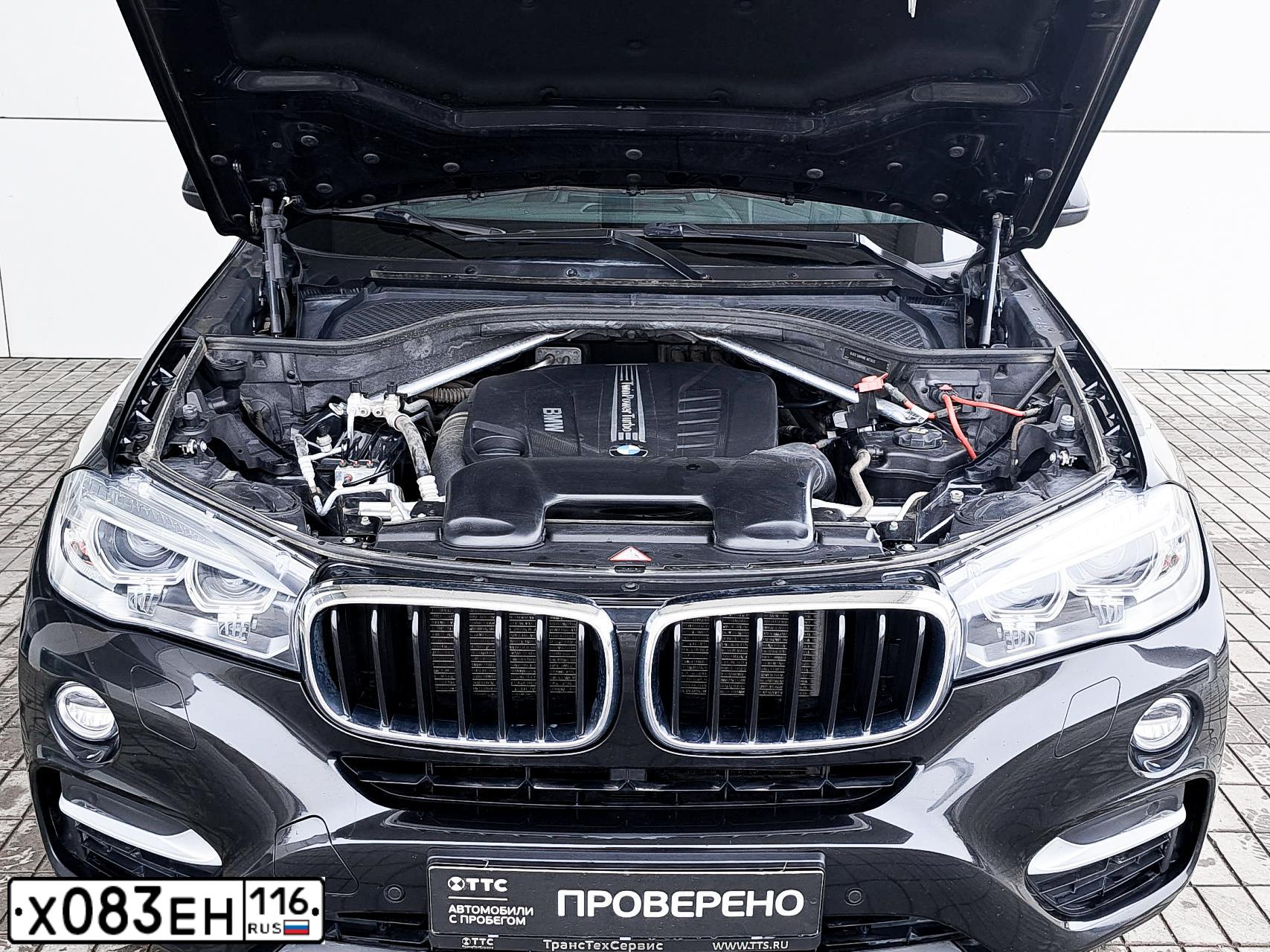 Фото автомобиля BMW X6, 2015 — госномер В151РА716. Цвет: ЧЕРНЫЙ