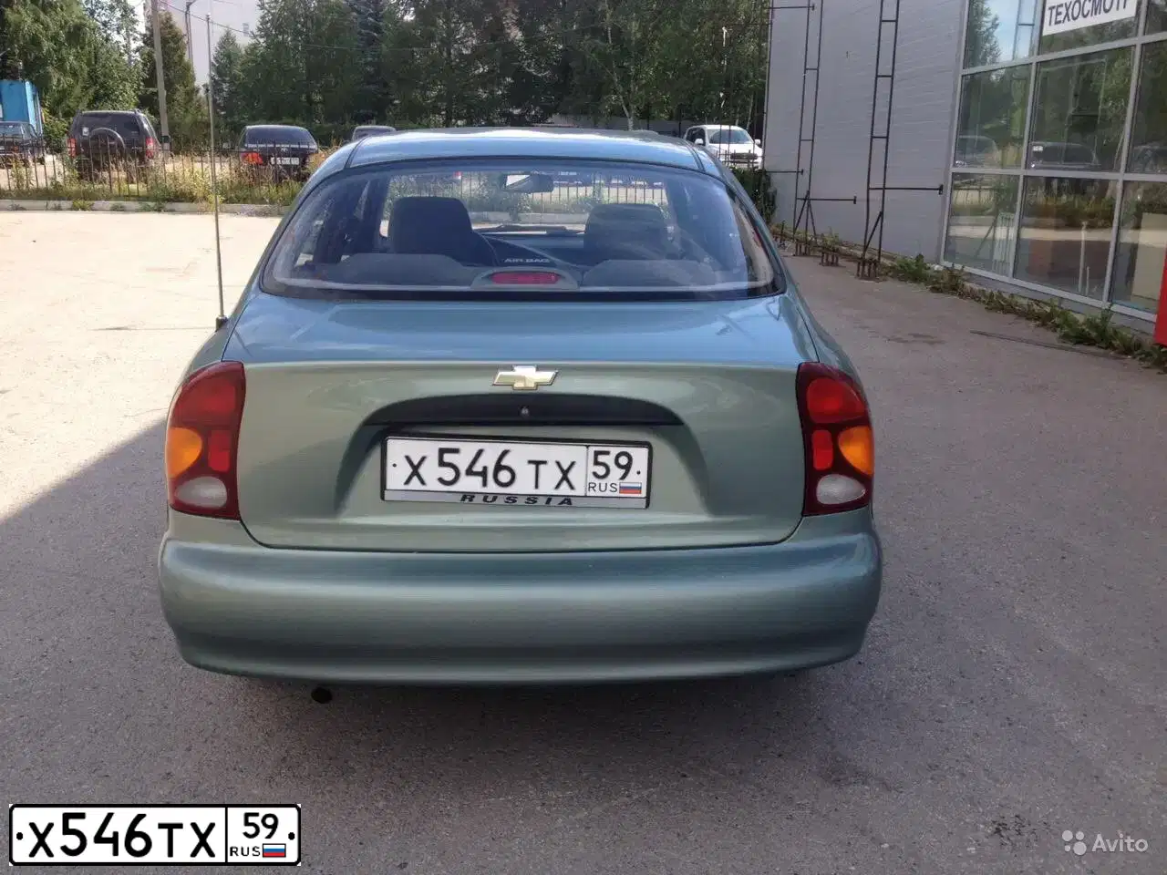 Фото автомобиля ZAZ Z LANOS, 2007 — госномер М869ТМ159. Цвет: ОЛИВКОВЫЙ