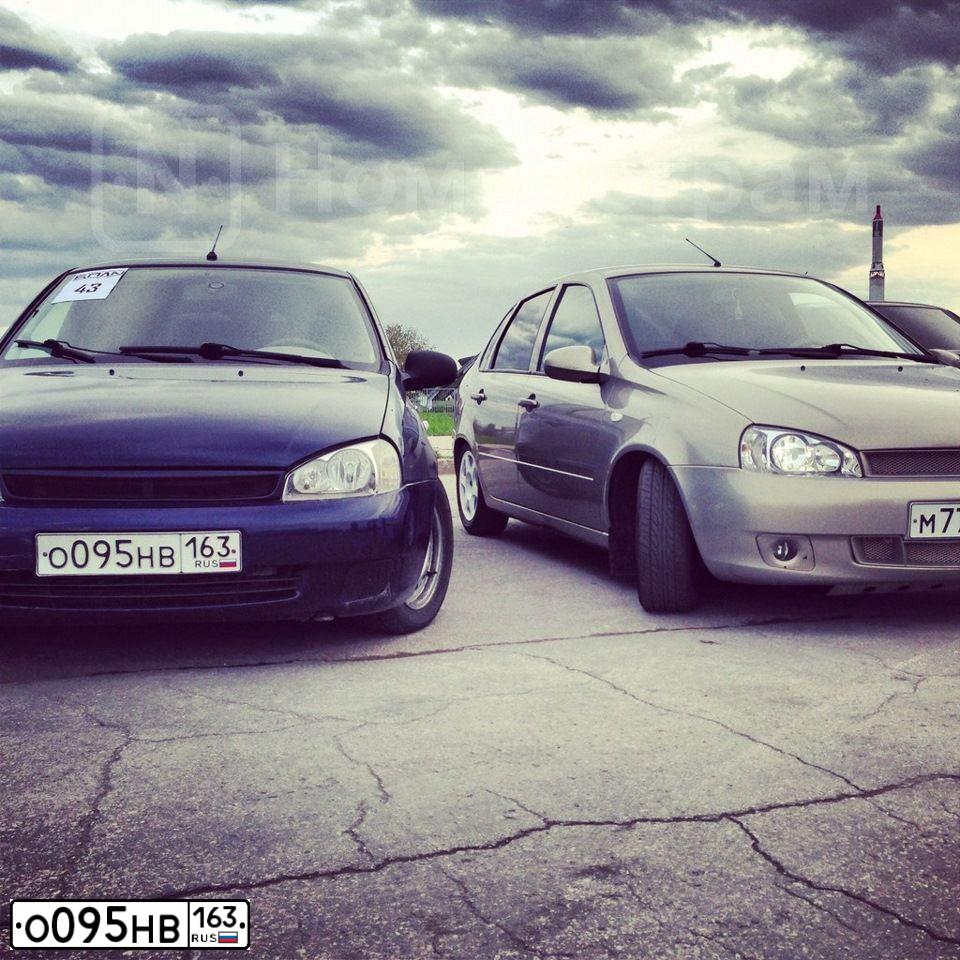 Фото автомобиля LADA 1119 KALINA, 2007 — госномер У021КА163. Цвет: ТЕМНО-СИНЕ-ФИОЛЕТОВЫЙ