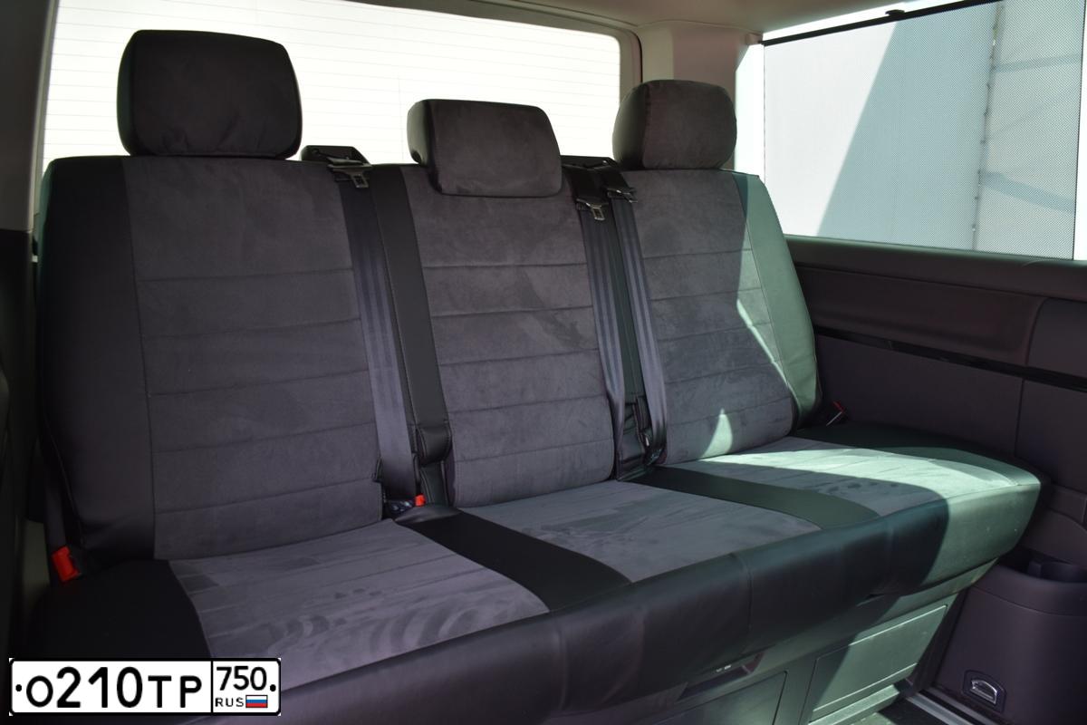 Фото автомобиля VOLKSWAGEN MULTIVAN, 2018 — госномер А643УН799. Цвет: ЧЕРНЫЙ