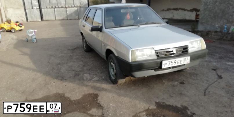 Фото автомобиля LADA 2109 SAMARA, 2002 — госномер Е268АТ797. Цвет: СЕРЕБРИСТО ГОЛУБОЙ