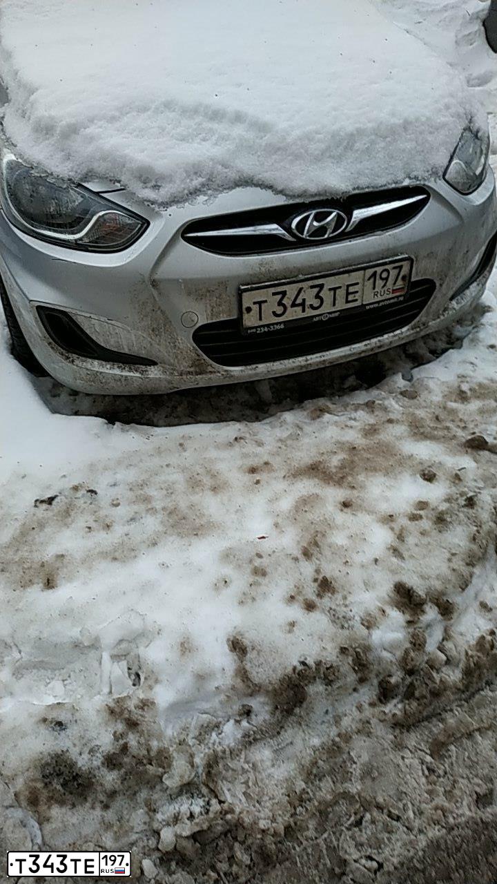 Фото автомобиля HYUNDAI SOLARIS, 2012 — госномер В499МТ37. Цвет: Серый