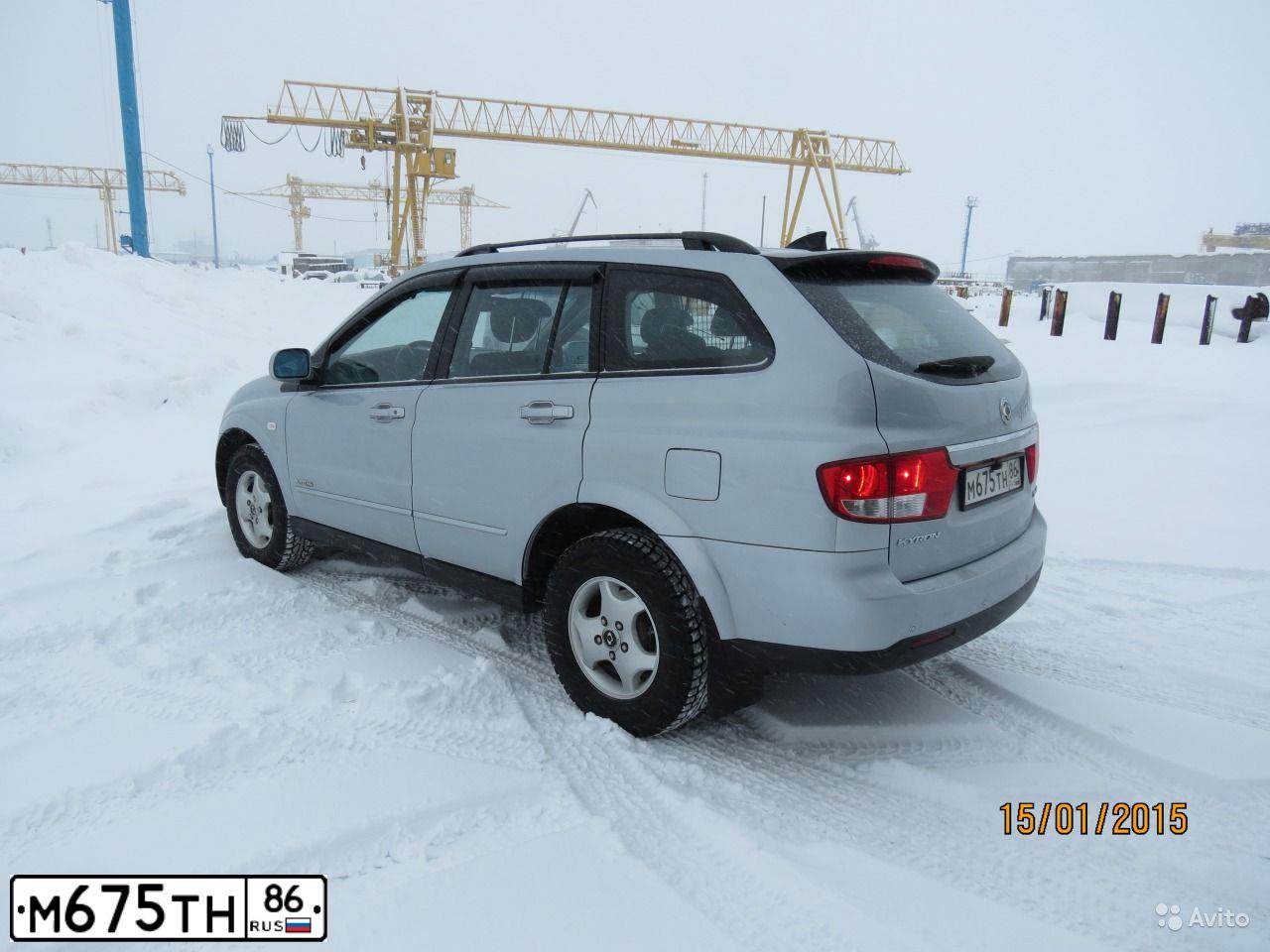 Фото автомобиля SSANGYONG KYRON, 2008 — госномер В519РВ186. Цвет: СЕРЕБРИСТЫЙ МЕТАЛЛИК