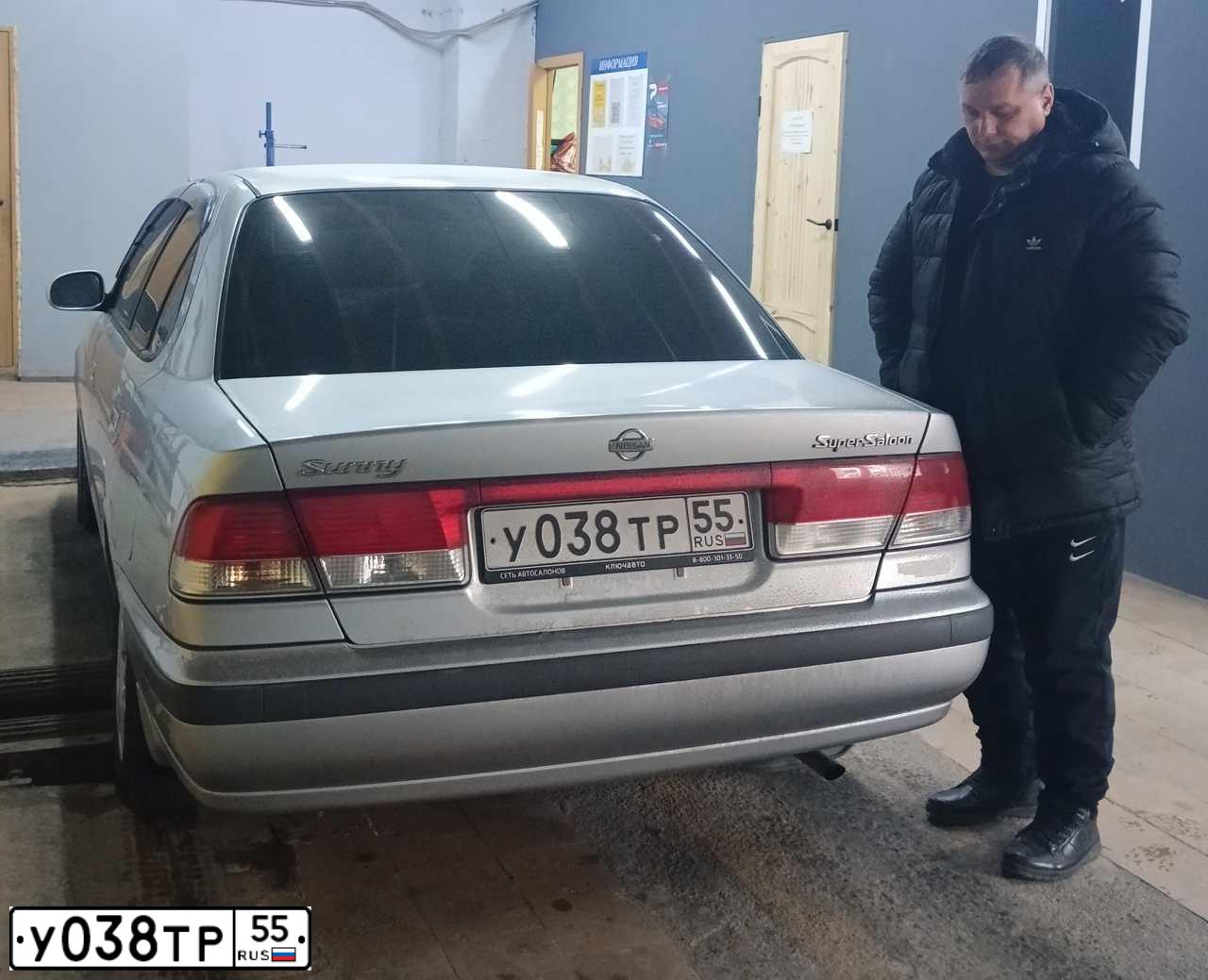 Фото автомобиля NISSAN SUNNY, 2000 — госномер У038ТР55