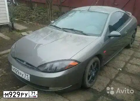Фото автомобиля MERCURY COUGAR, 1999 — госномер К678ТМ40. Цвет: СЕРО-ЗЕЛЕНЫЙ