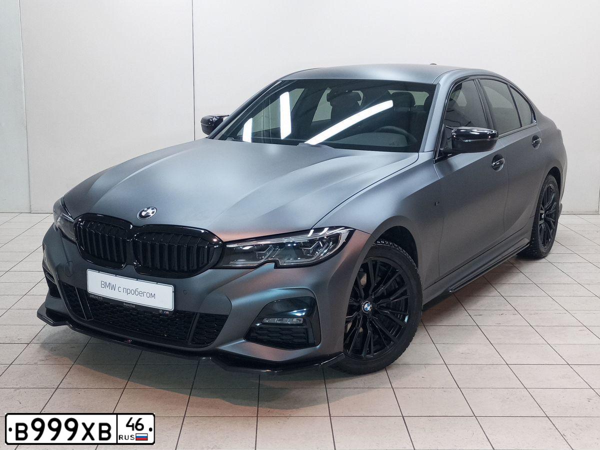 Фото автомобиля BMW SERIE 3, 2020 — госномер Х672НТ797. Цвет: Серый