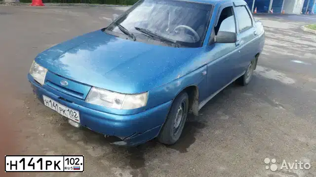 Фото автомобиля LADA 2110, 2001 — госномер Н141РК102. Цвет: СЕРЕБР-СИНЕ-ЗЕЛЕНЫЙ
