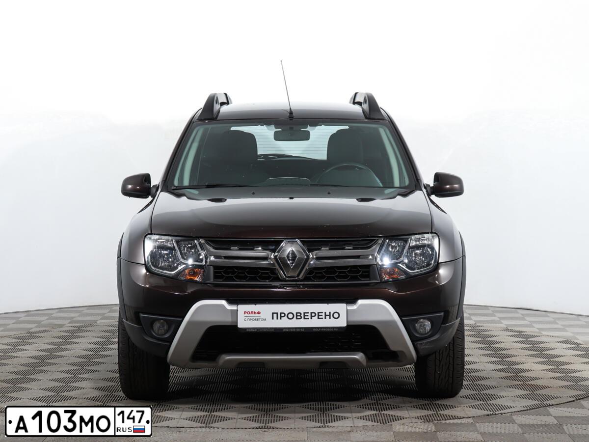 Фото автомобиля RENAULT DUSTER, 2020 — госномер М096РЕ134. Цвет: Коричневый