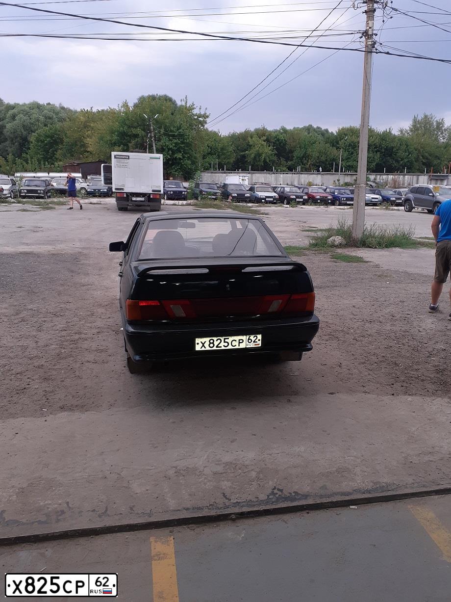 Фото автомобиля LADA 2115 SAMARA, 2002 — госномер С890ТР62. Цвет: Темно-зеленый
