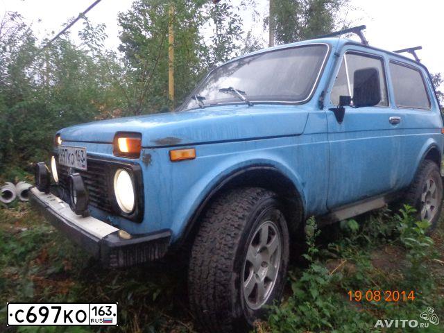 Фото автомобиля LADA 2121 NIVA, 1985 — госномер Е748КА13. Цвет: ГОЛУБОЙ