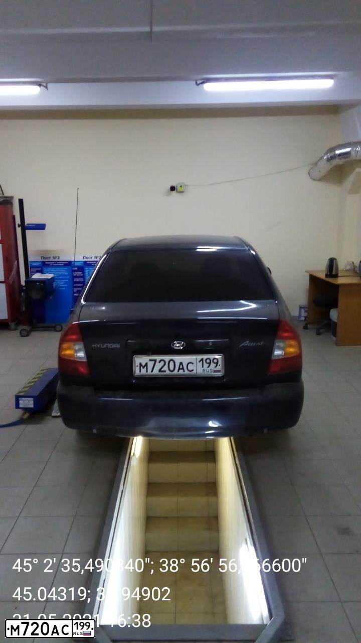 Фото автомобиля TAGAZ ACCENT, 2008 — госномер Х169ТК193. Цвет: ЧЕРНЫЙ