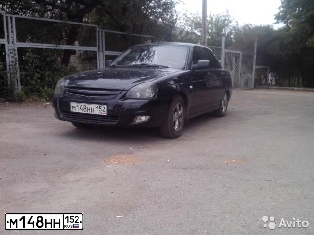 Фото автомобиля LADA 2170 PRIORA, 2011 — госномер В810МР164. Цвет: Сине-Черный