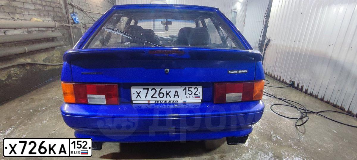 Фото автомобиля LADA 2114 SAMARA, 2010 — госномер У557ОМ62. Цвет: синий
