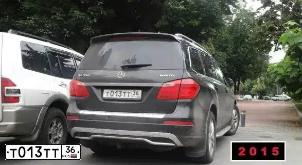 Фото автомобиля MERCEDES GL-KLASSE, 2016 — госномер Т013ТТ36. Цвет: ЧЕРНЫЙ