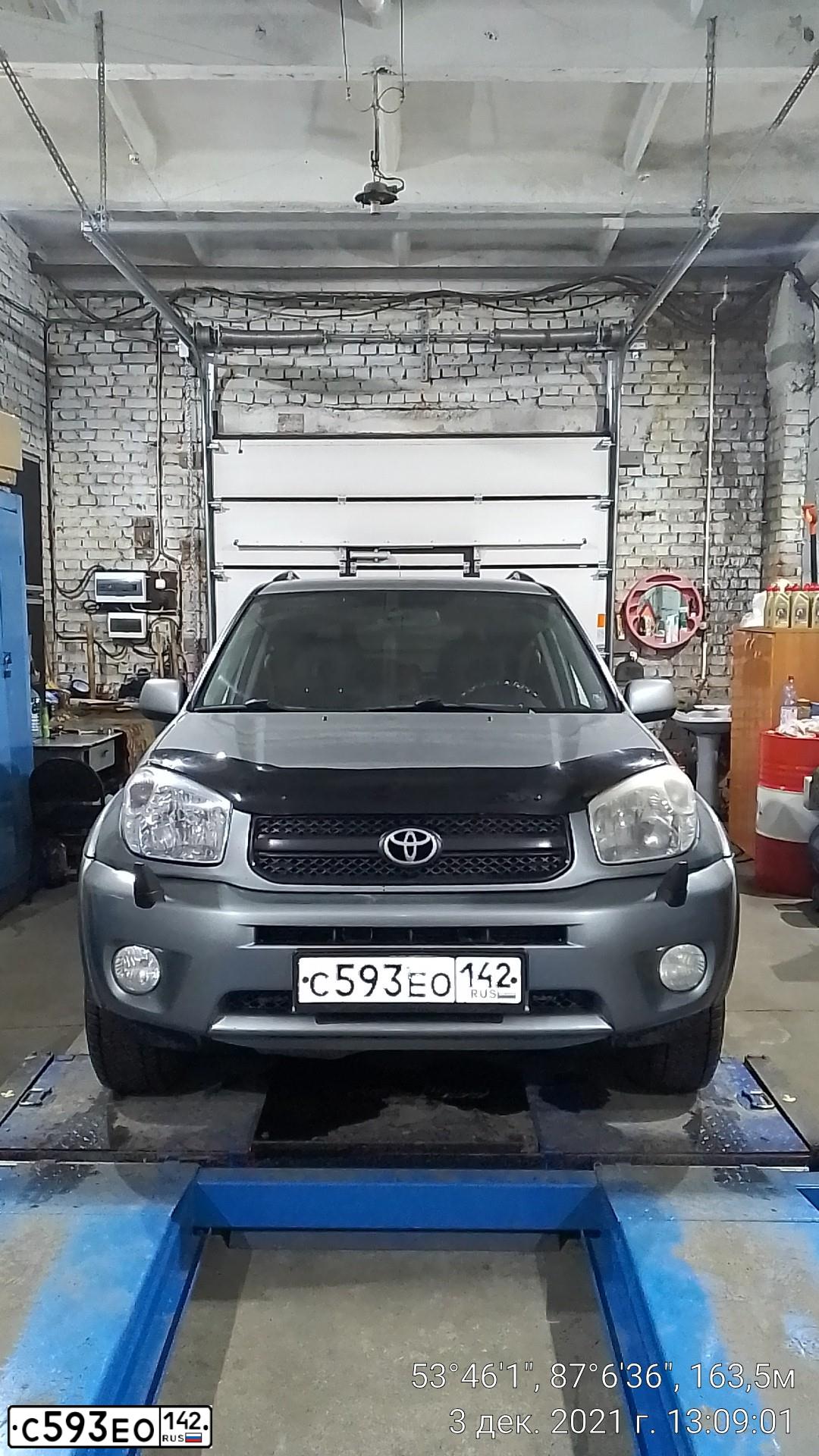 Фото автомобиля TOYOTA RAV4, 2004 — госномер С593ЕО142. Цвет: СВЕТЛО-ЗЕЛЕНЫЙ