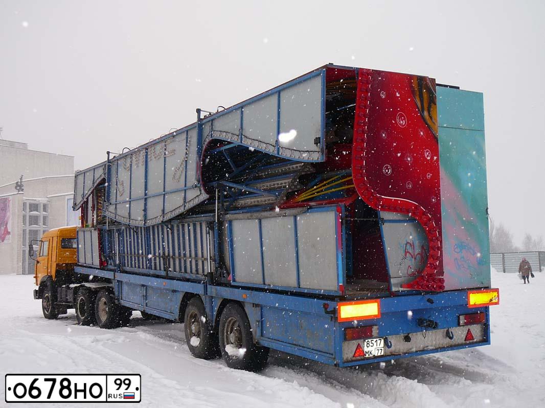 Фото автомобиля КАМАЗ 5410, 1995 — госномер О678НО99. Цвет: КРАСНЫЙ