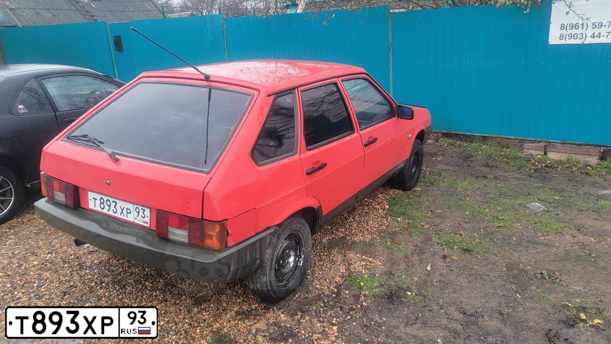 Фото автомобиля LADA 2109 SAMARA, 1990 — госномер Н342УВ193. Цвет: РУБИН