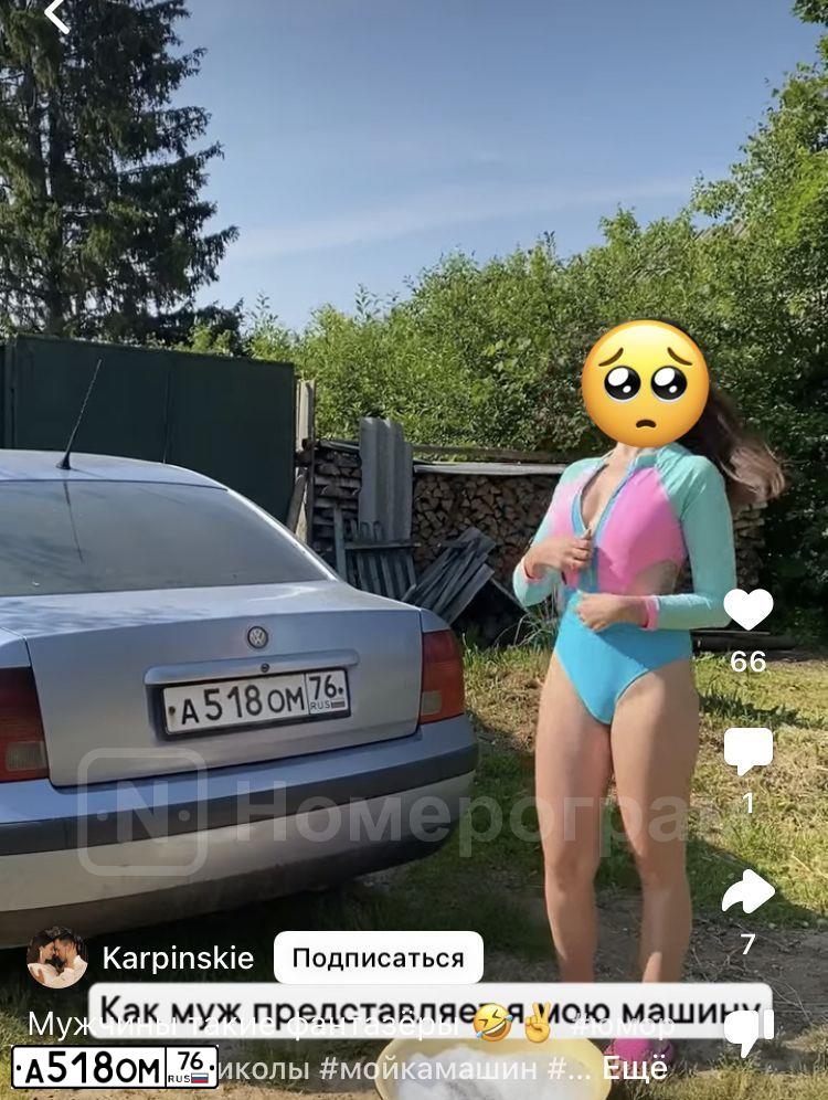 Фото автомобиля VOLKSWAGEN PASSAT, 1999 — госномер А518ОМ76. Цвет: СИНИЙ