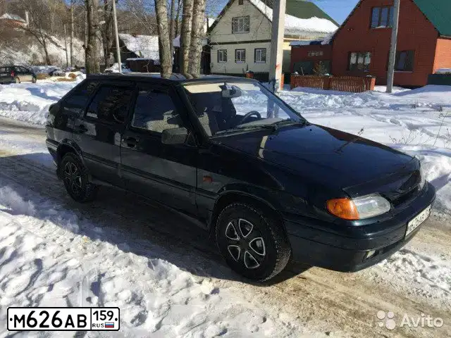 Фото автомобиля LADA 2114 SAMARA, 2008 — госномер Х244МС193. Цвет: ТЕМНО - ЗЕЛЕНЫЙ