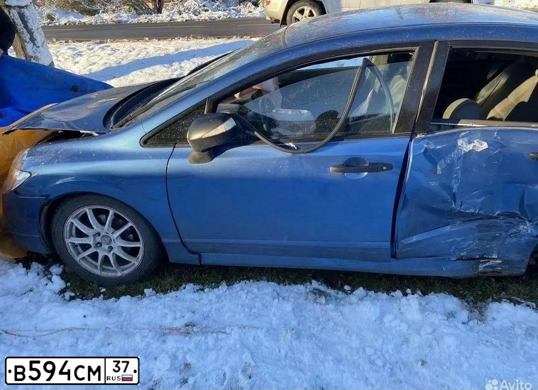 Фото автомобиля HONDA CIVIC, 2006 — госномер К923ХЕ774. Цвет: СВЕТЛО-СИНИЙ