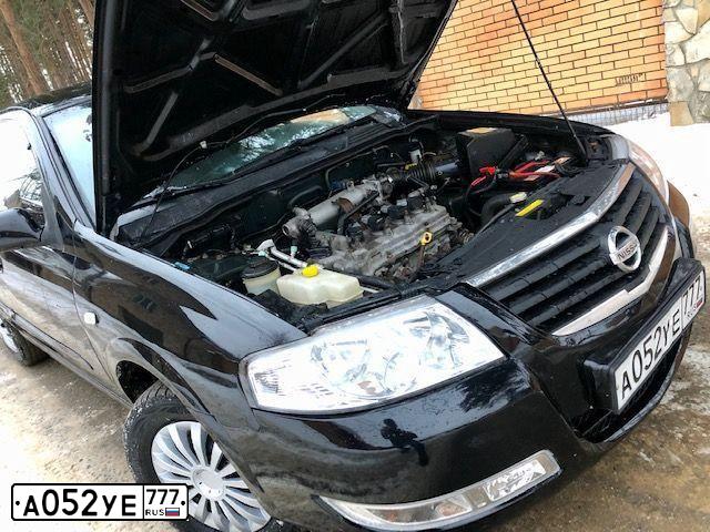 Фото автомобиля NISSAN ALMERA, 2006 — госномер Р295ВР790. Цвет: ЧЕРНЫЙ