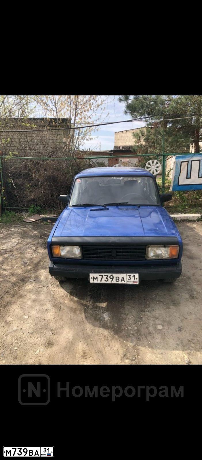 Фото автомобиля LADA 2105, 2005 — госномер А527ТО252. Цвет: СИНИЙ