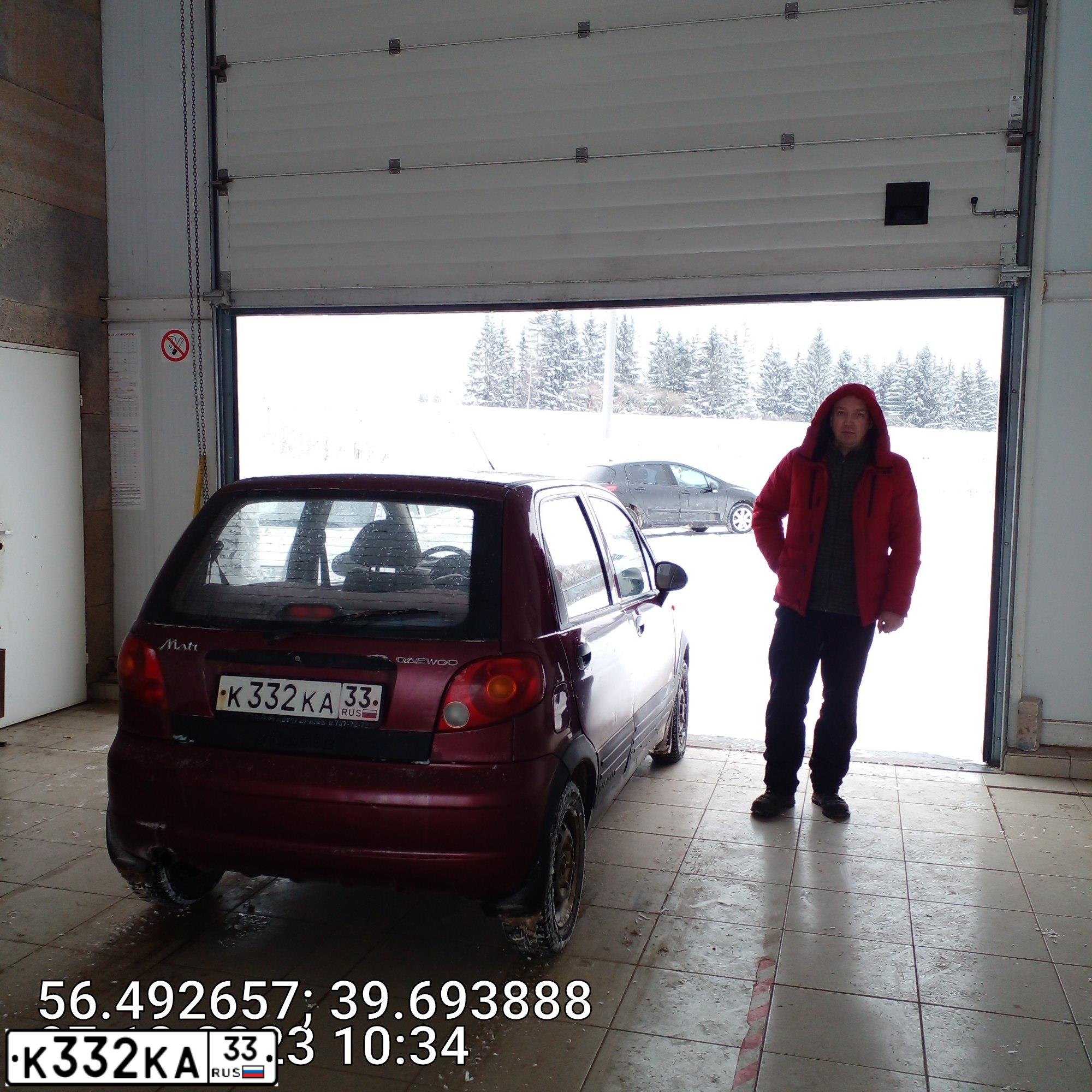 Фото автомобиля DAEWOO MATIZ, 2009 — госномер Х502НА37. Цвет: СПЕЛАЯ ВИШНЯ