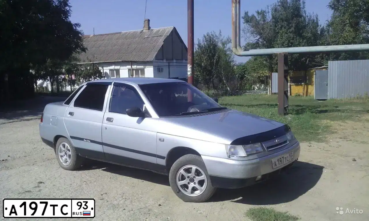 Фото автомобиля LADA 2110, 1998 — госномер А197ТС93. Цвет: СЕРЕБРИСТО-ГОЛУБОЙ