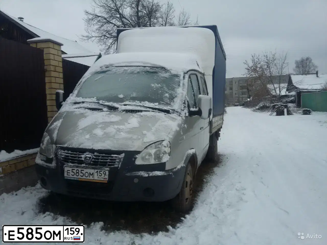 Фото автомобиля GAZ 3302 GAZEL, 2008 — госномер О034НУ159. Цвет: Светло-золотистый
