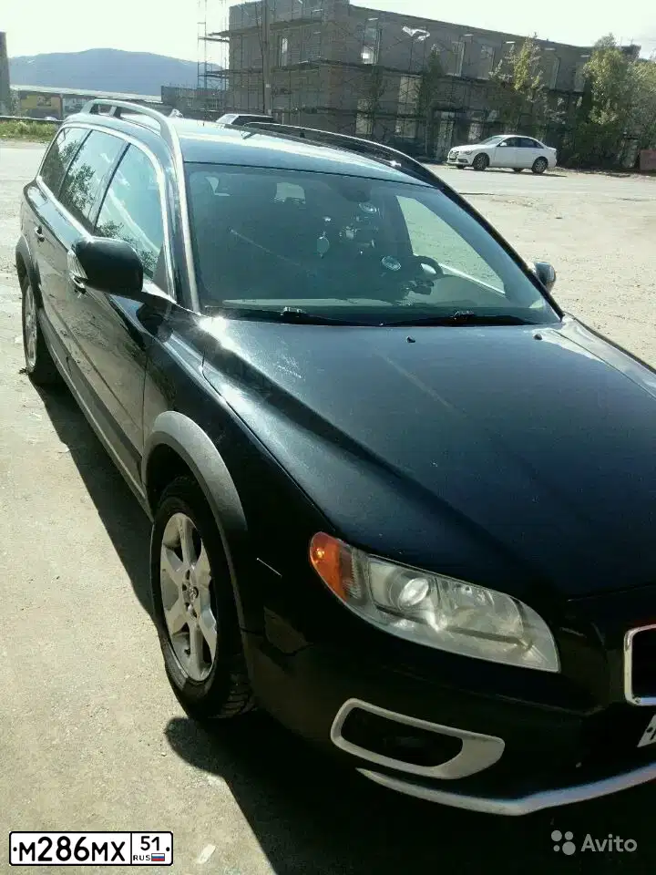Фото автомобиля VOLVO XC70, 2008 — госномер М286МХ51. Цвет: ЧЕРНЫЙ