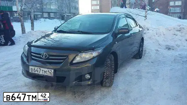 Фото автомобиля TOYOTA COROLLA, 2008 — госномер Р763ХА163. Цвет: СЕРЫЙ