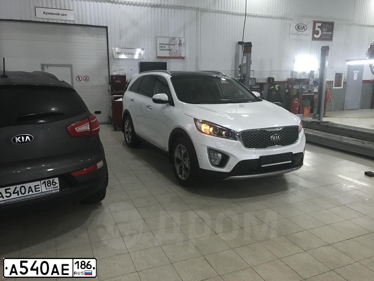 Фото автомобиля KIA SPORTAGE, 2013 — госномер А540АЕ186. Цвет: Серебристый