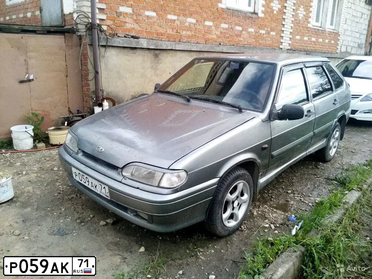 Фото автомобиля LADA 2114 SAMARA, 2008 — госномер У804РУ71. Цвет: Белый