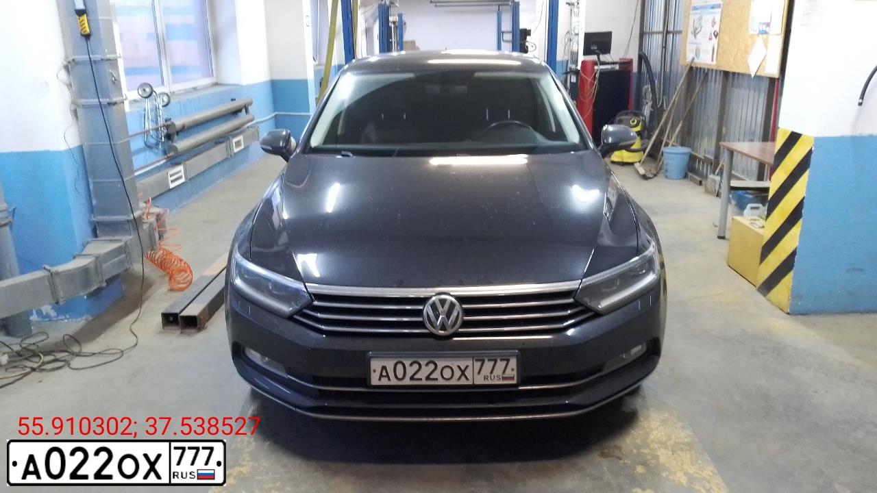 Фото автомобиля VOLKSWAGEN PASSAT, 2015 — госномер Т988ТК797. Цвет: ЧЕРНЫЙ