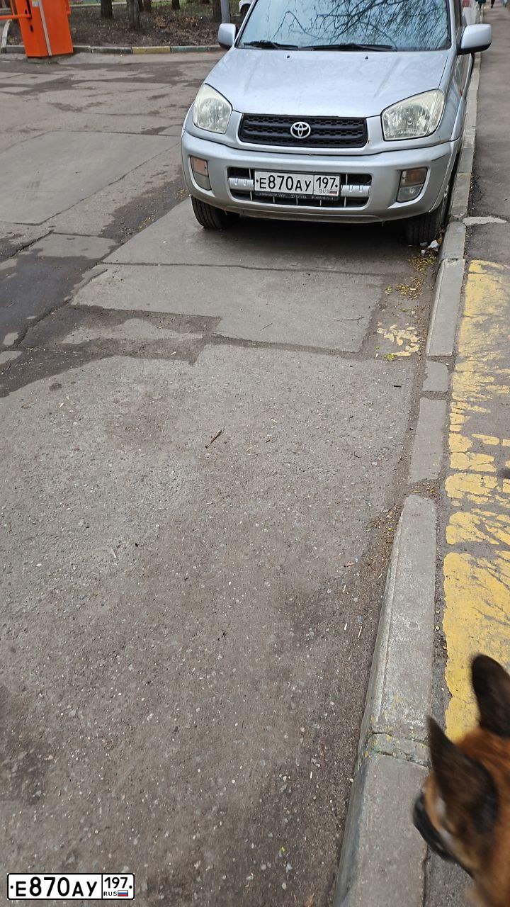 Фото автомобиля TOYOTA RAV4, 2002 — госномер Е870АУ197. Цвет: СЕРЫЙ МЕТАЛЛИК