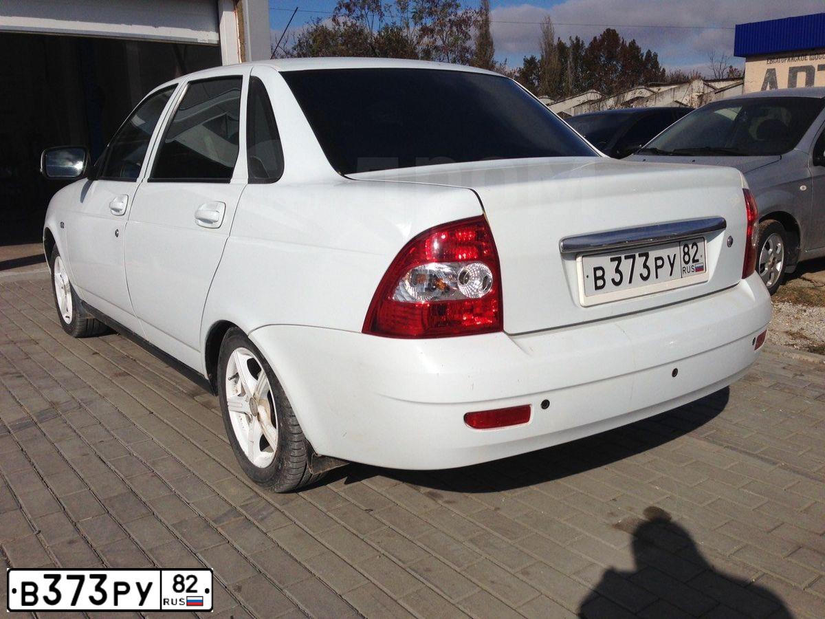 Фото автомобиля LADA 2170 PRIORA, 2011 — госномер В373РУ82. Цвет: Белый